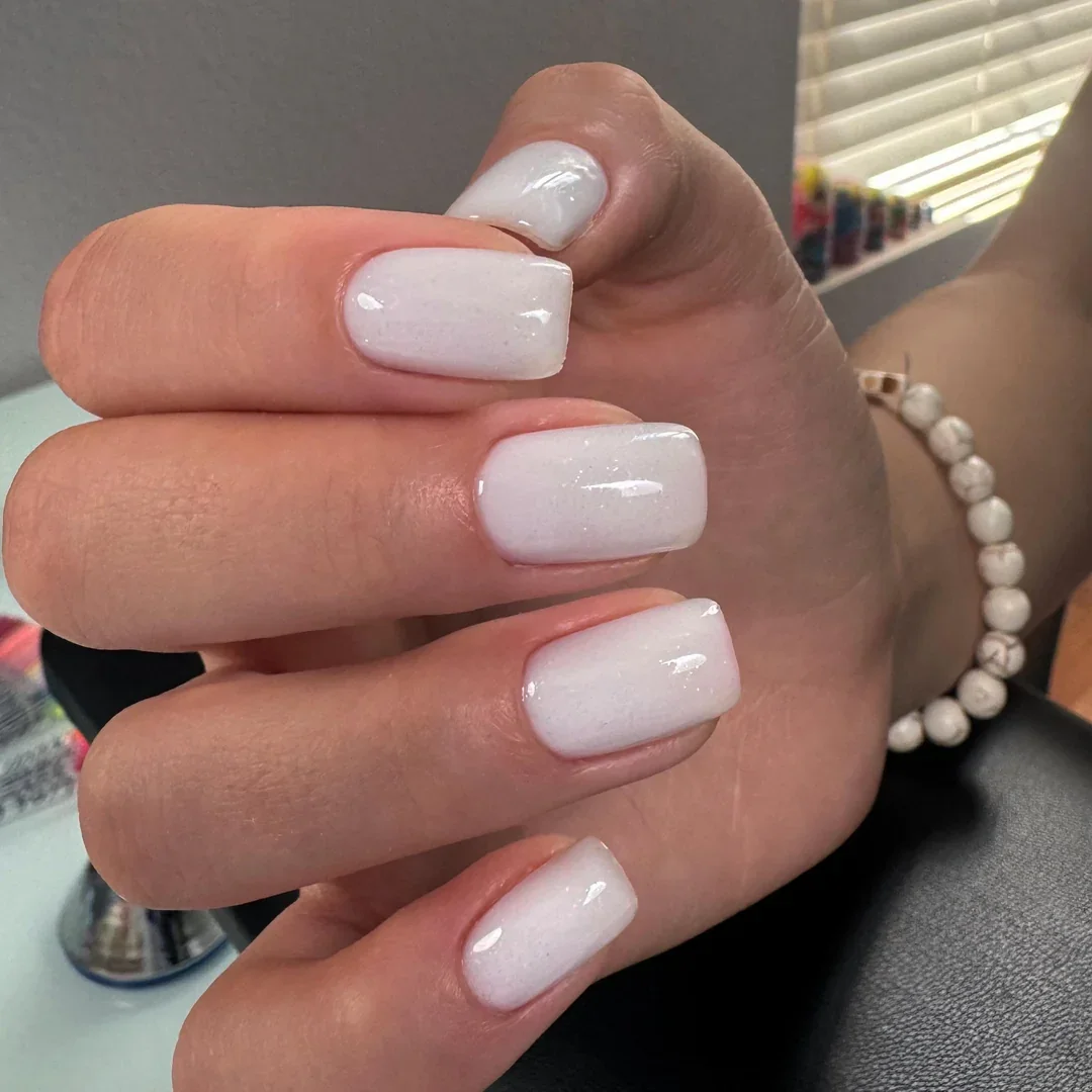 25 Milky White Nails For Minimal Chic Style