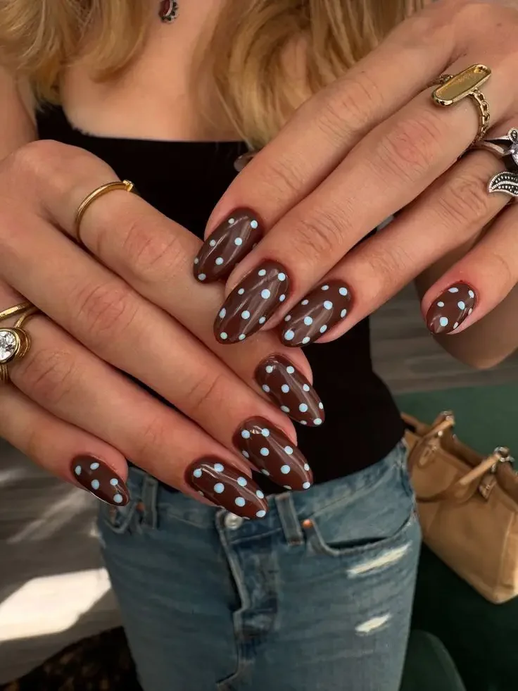 Chocolate Brown Fall Nails 2026 Designs: 29 Trendy Ideas