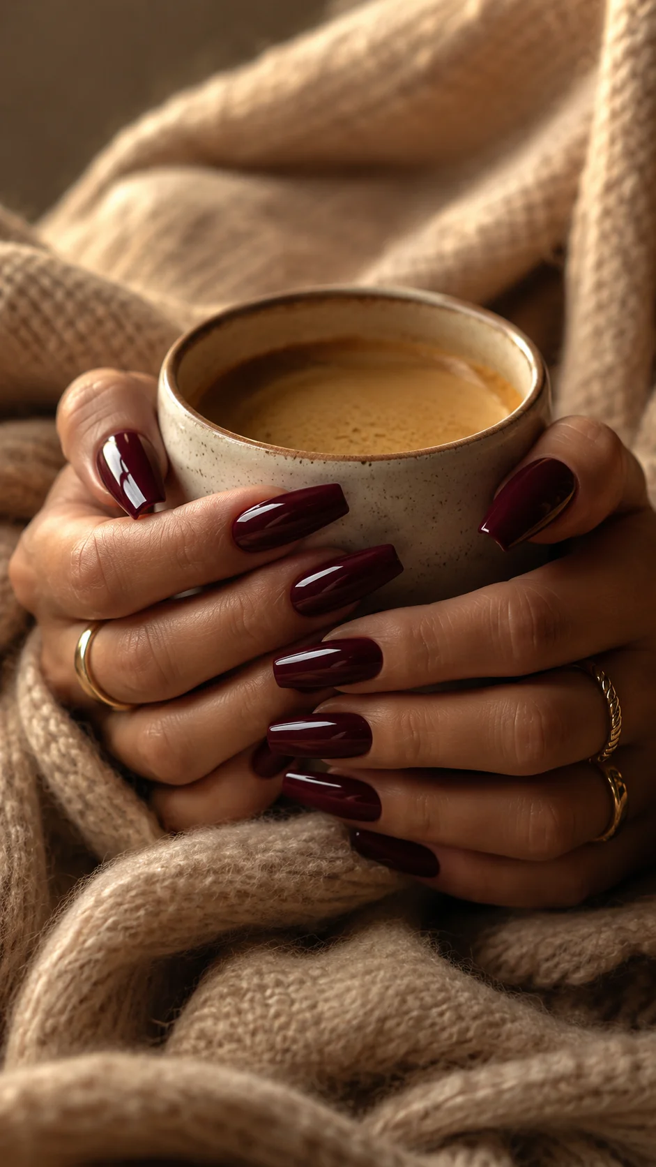 22 Dark Cherry Nails for Fall Season That Make Every Autumn Outfit Feel More Elegant