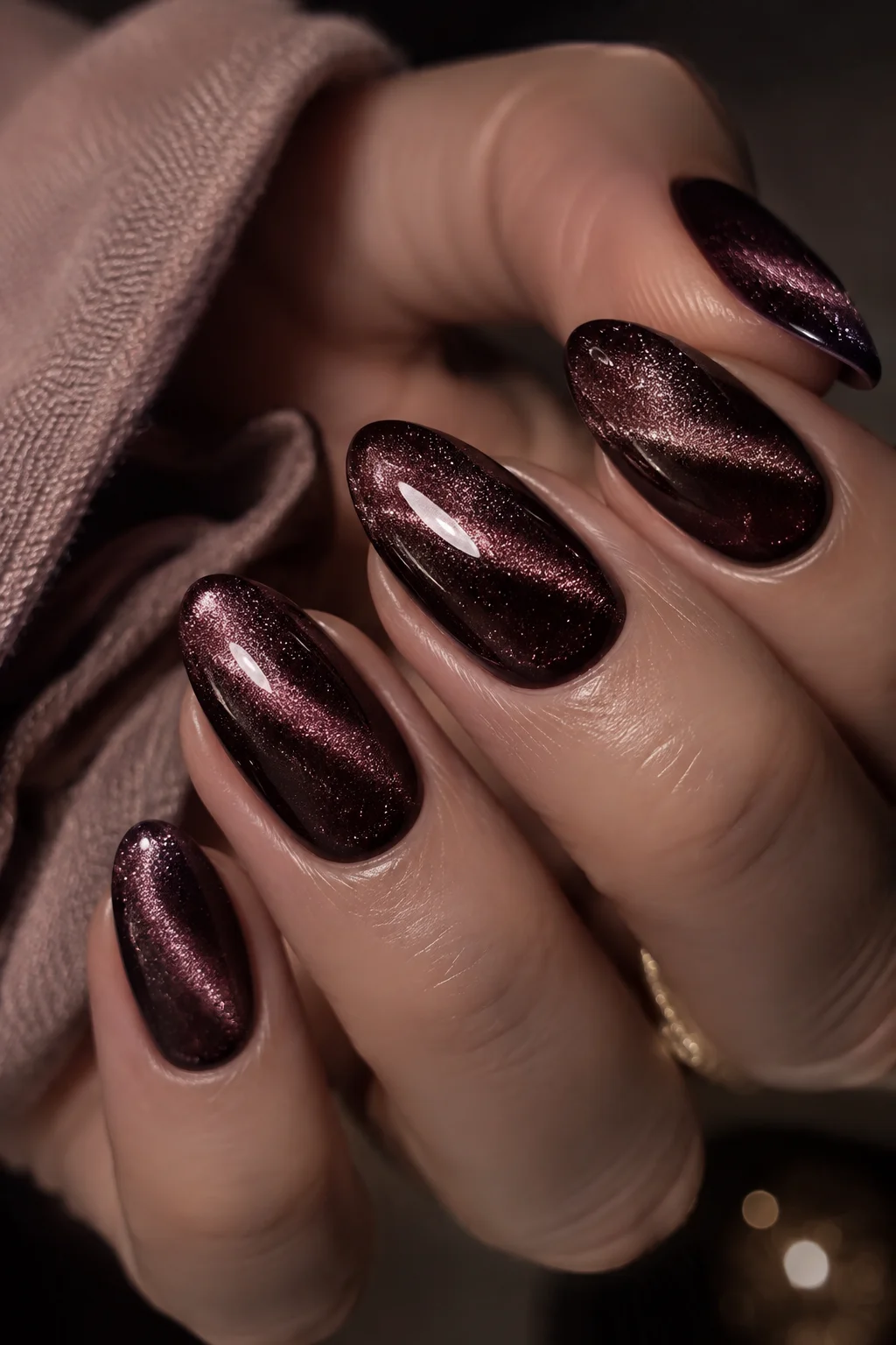 23 Velvet Magnetic Nails Luxurious Glossy Finish: Chic Manicure Ideas
