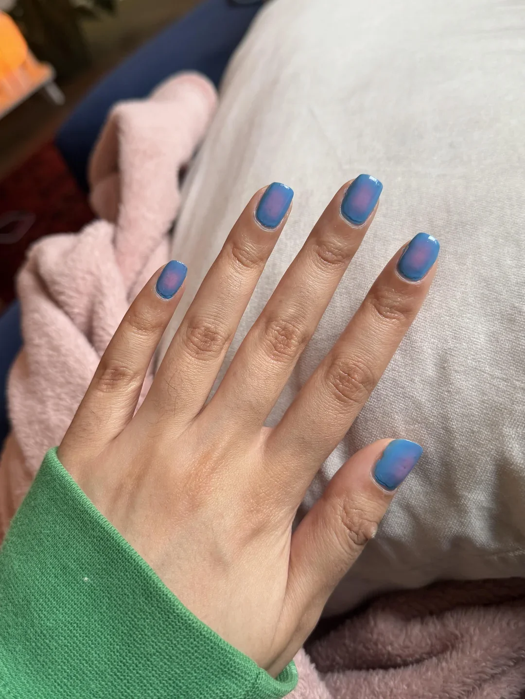 22 Aura Nails Design With Soft Color Blends: Dreamy Ideas
