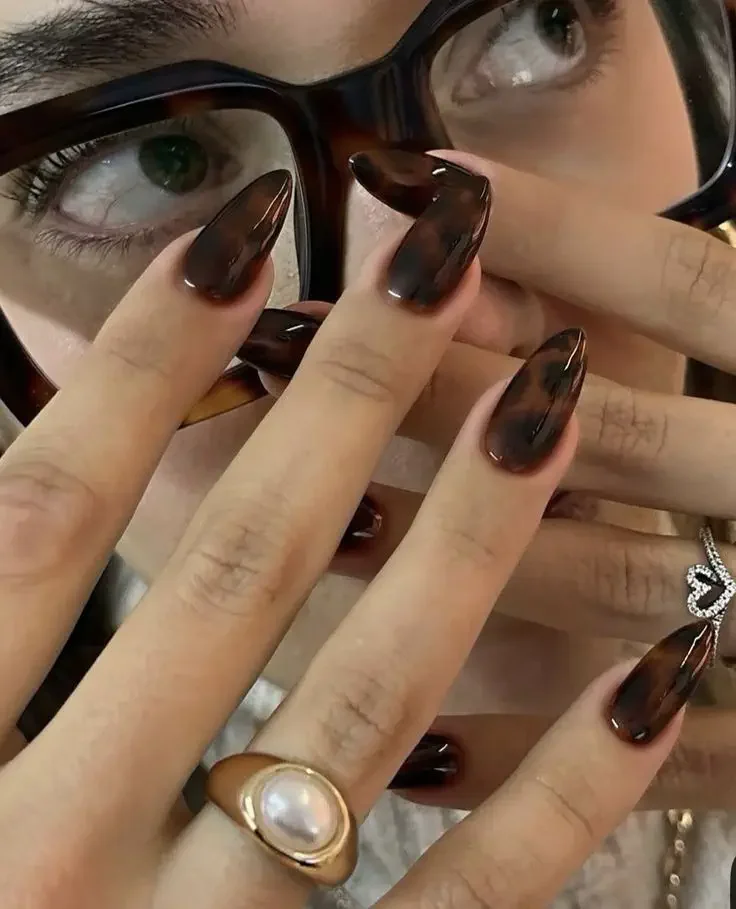 Chocolate Brown Fall Nails 2026 Designs: 29 Trendy Ideas