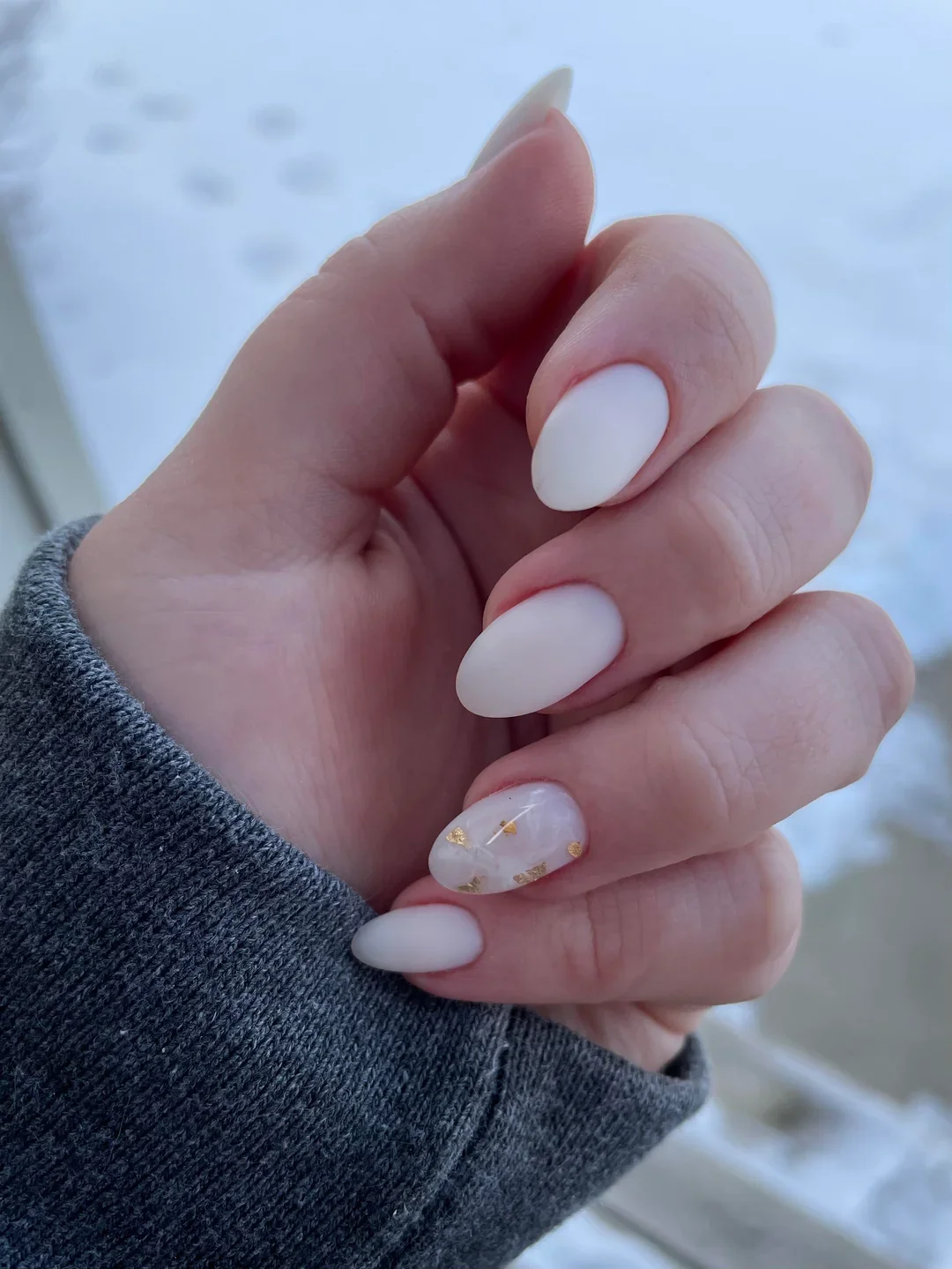 25 Milky White Nails For Minimal Chic Style
