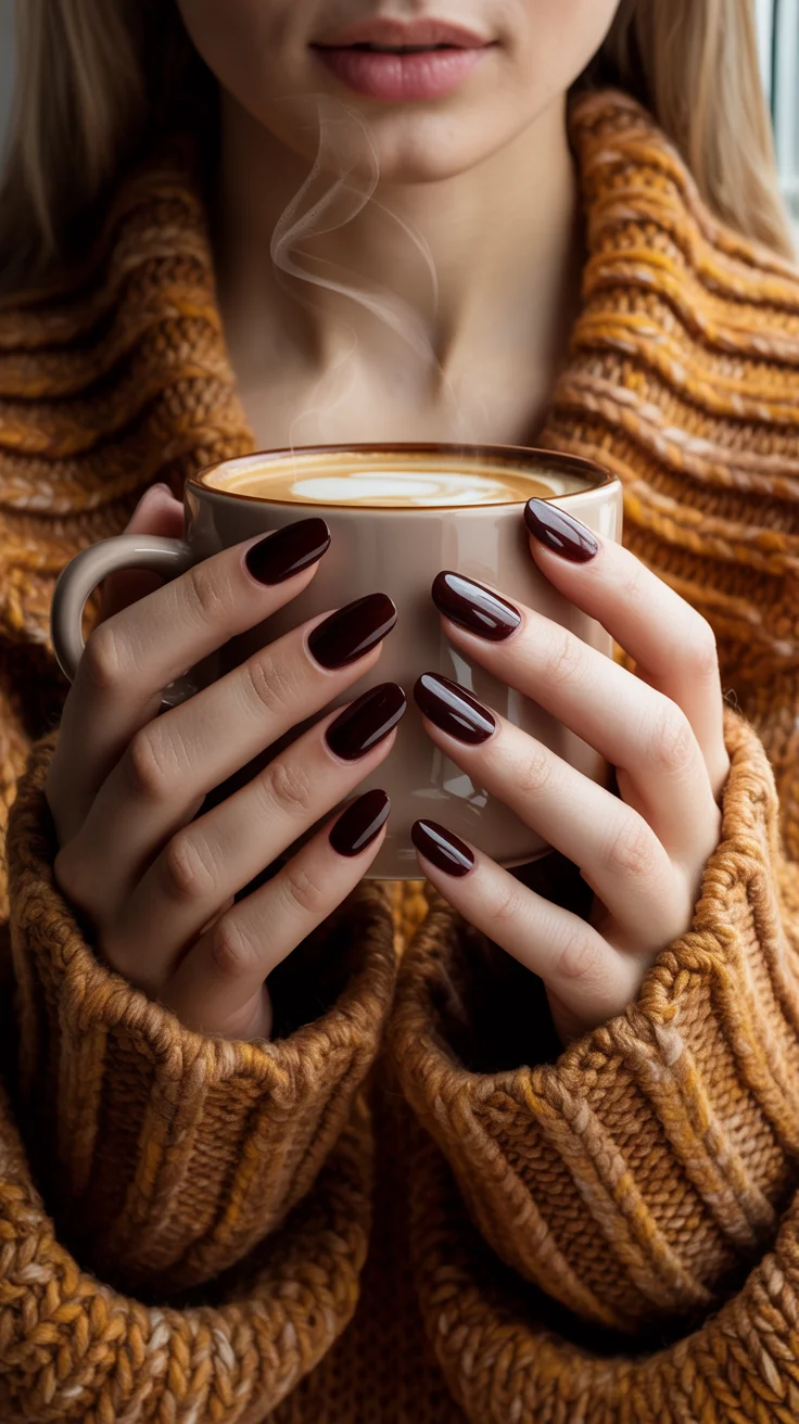 22 Dark Cherry Nails for Fall Season That Make Every Autumn Outfit Feel More Elegant