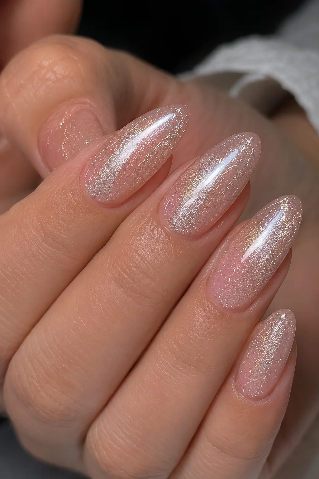 19 Sparkling Glass Bead Nails Cat Magnetic Gel Polish