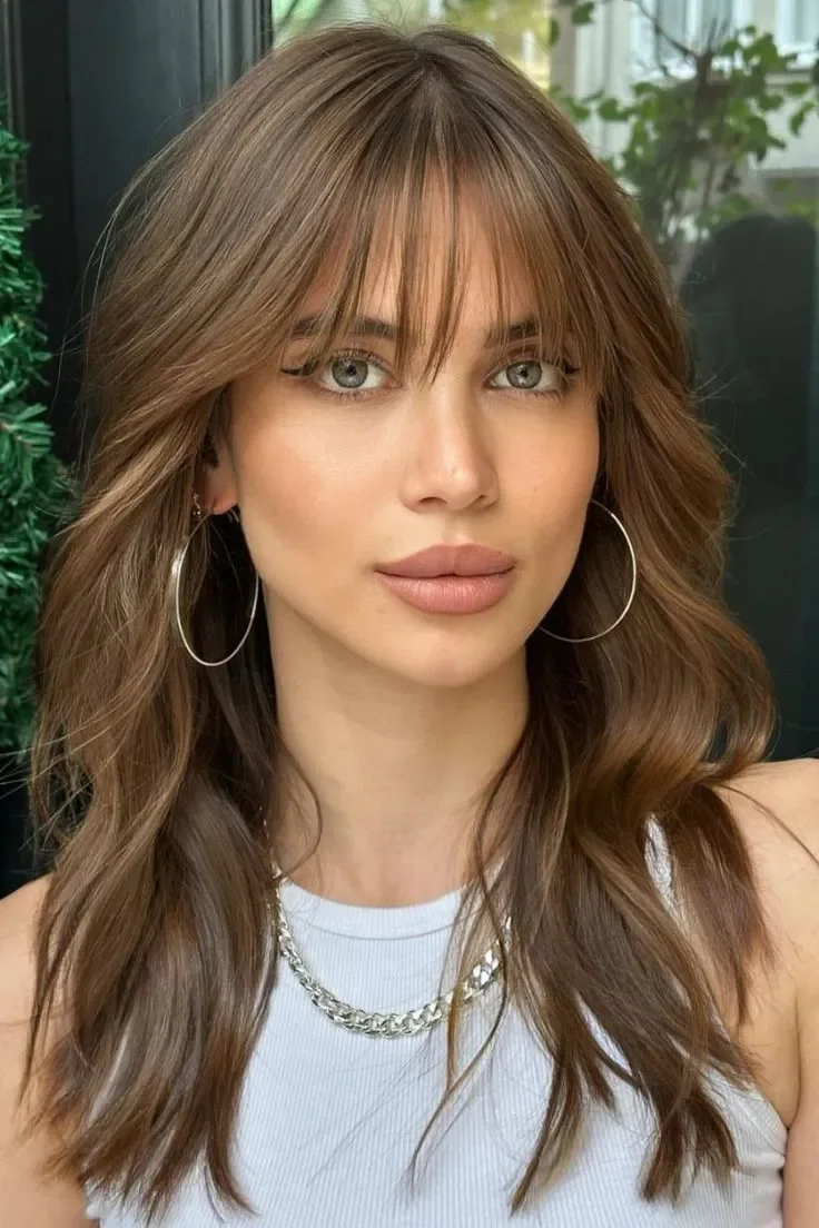 Soft Butterfly Haircut With Bangs: 24 Stylish Ideas for 2026