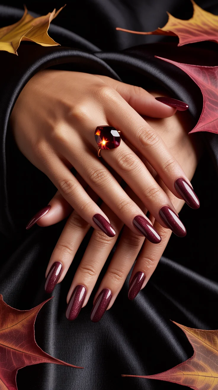 22 Dark Cherry Nails for Fall Season That Make Every Autumn Outfit Feel More Elegant