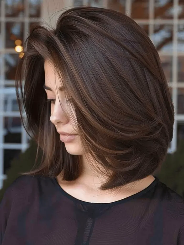23 Fall Chocolate Brown Hair Color Inspiration Ideas