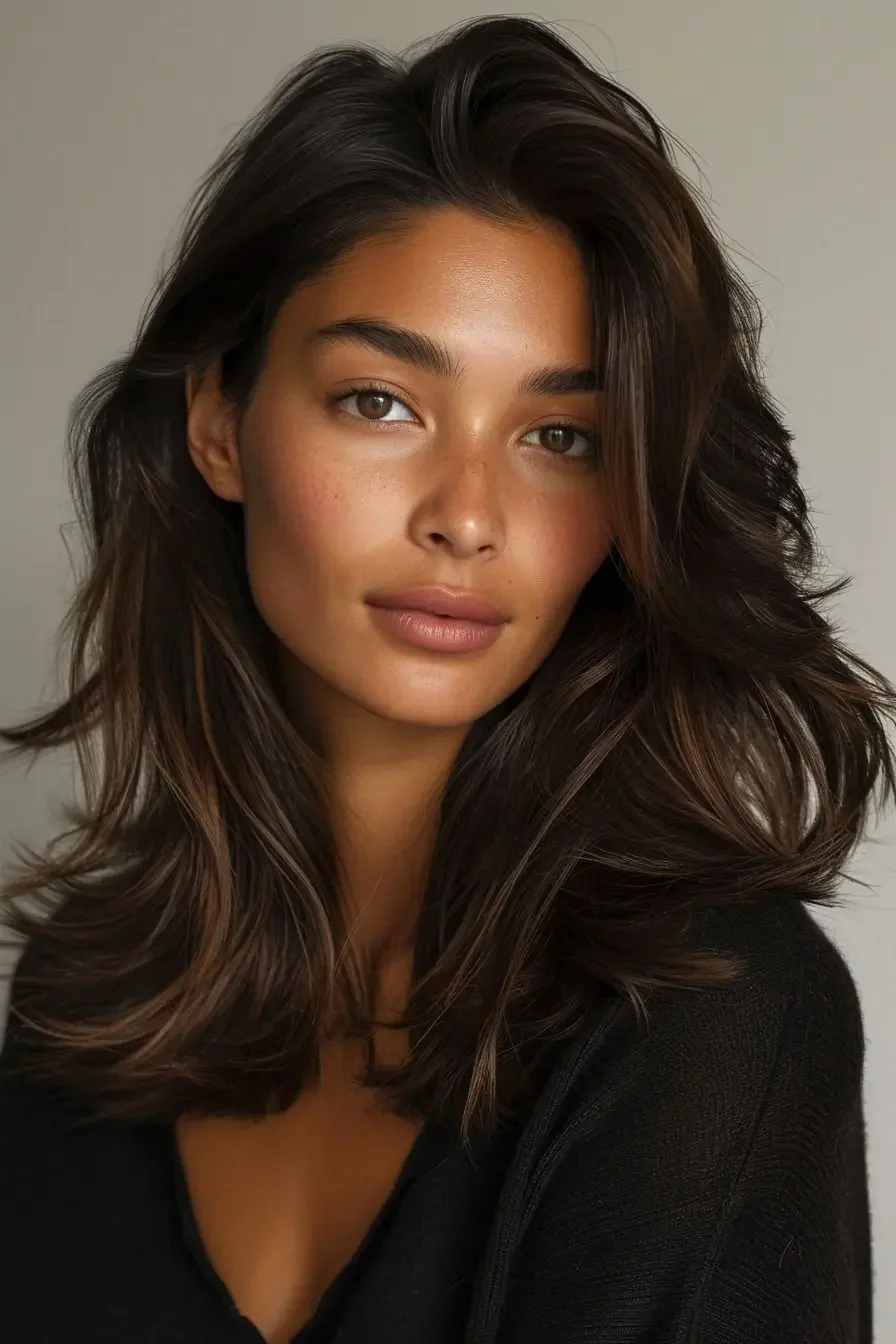 23 Fall Chocolate Brown Hair Color Inspiration Ideas