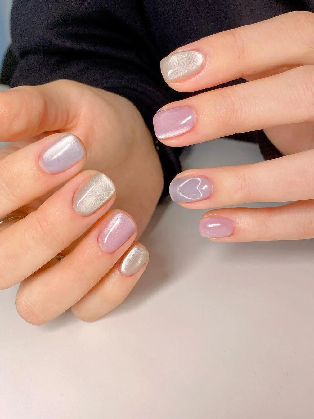 21 Cat Eye Nails With Magnetic Gel Polish For Fall
