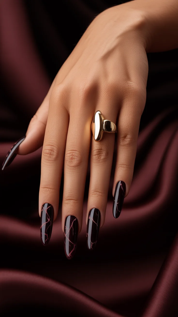 22 Dark Cherry Nails for Fall Season That Make Every Autumn Outfit Feel More Elegant