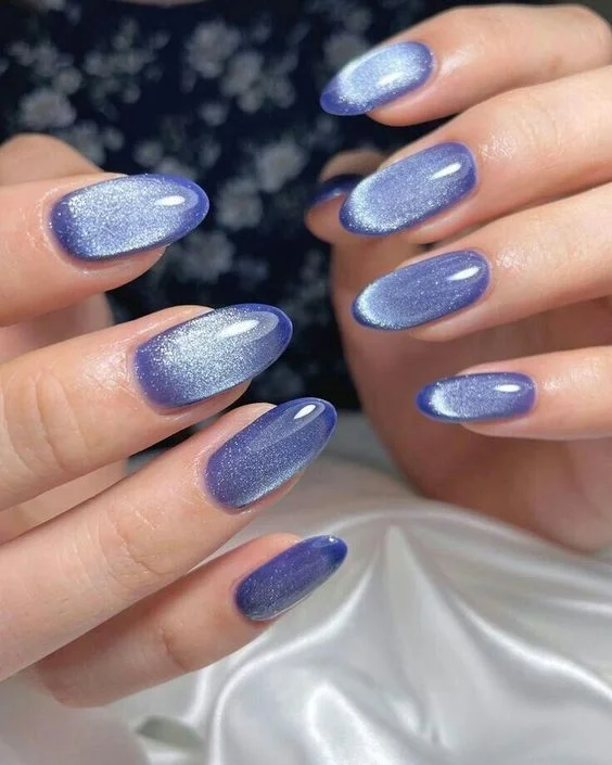 19 Sparkling Glass Bead Nails Cat Magnetic Gel Polish