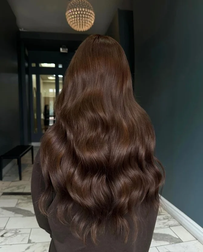 23 Fall Chocolate Brown Hair Color Inspiration Ideas