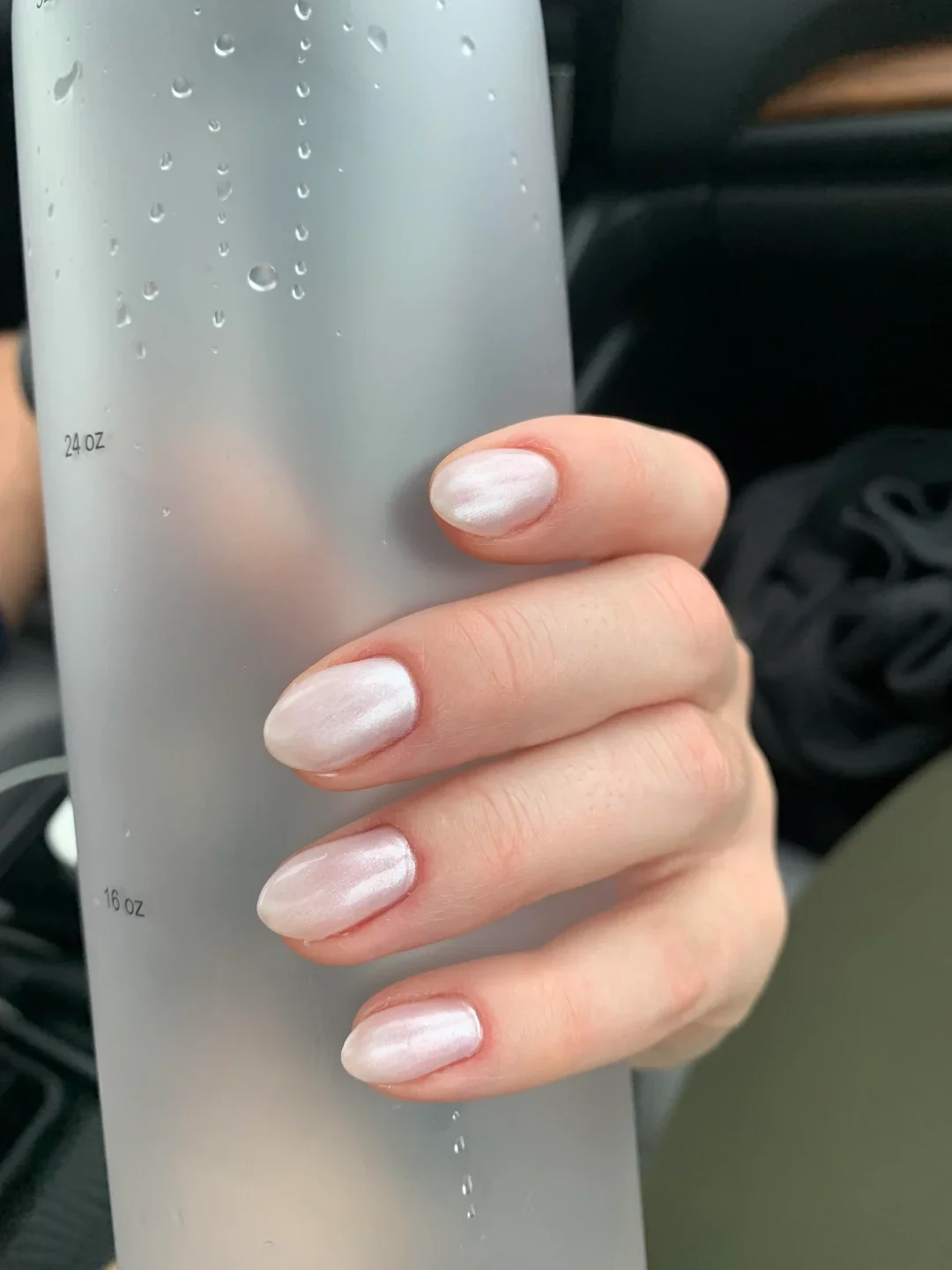 25 Glazed Donut Nails With Chrome Finish Effect