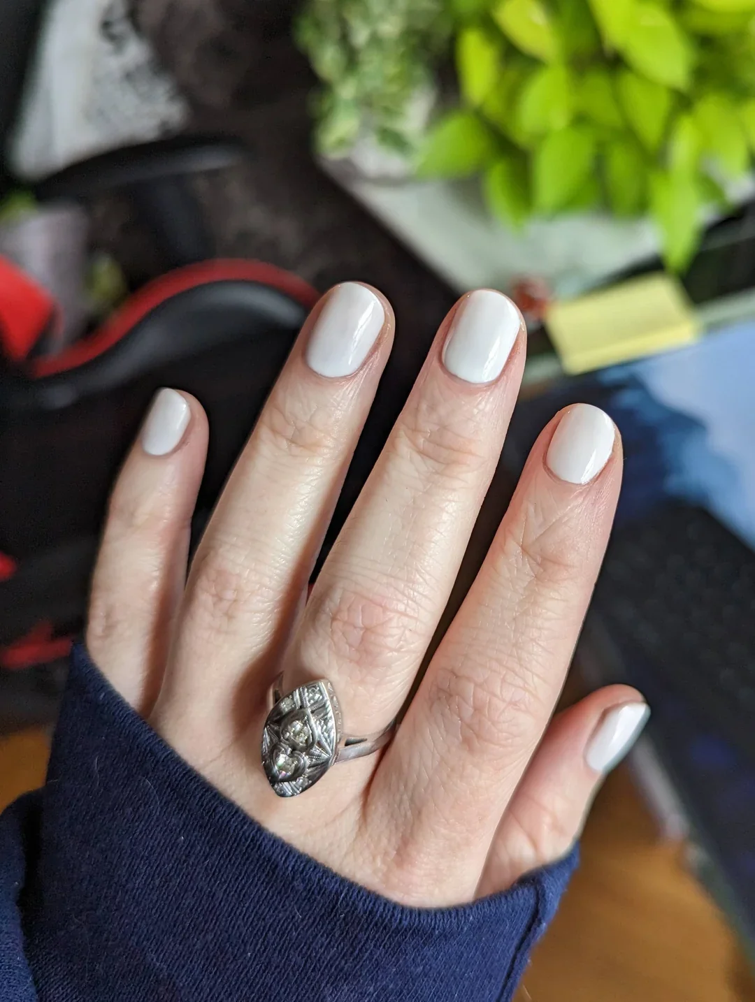 25 Milky White Nails For Minimal Chic Style