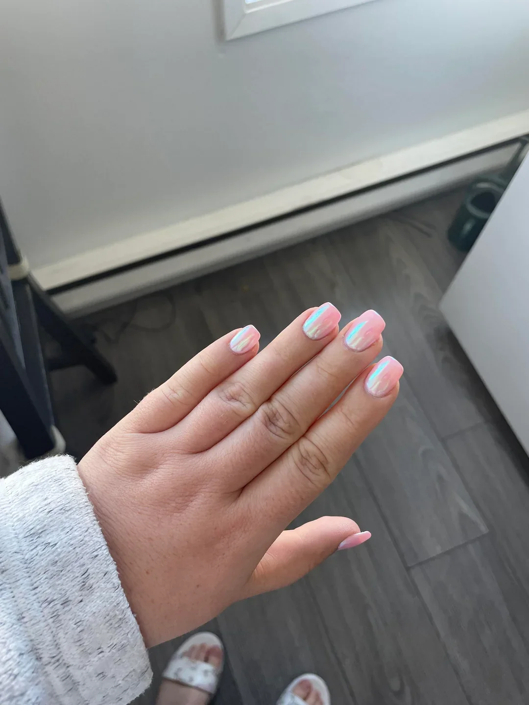 25 Glazed Donut Nails With Chrome Finish Effect