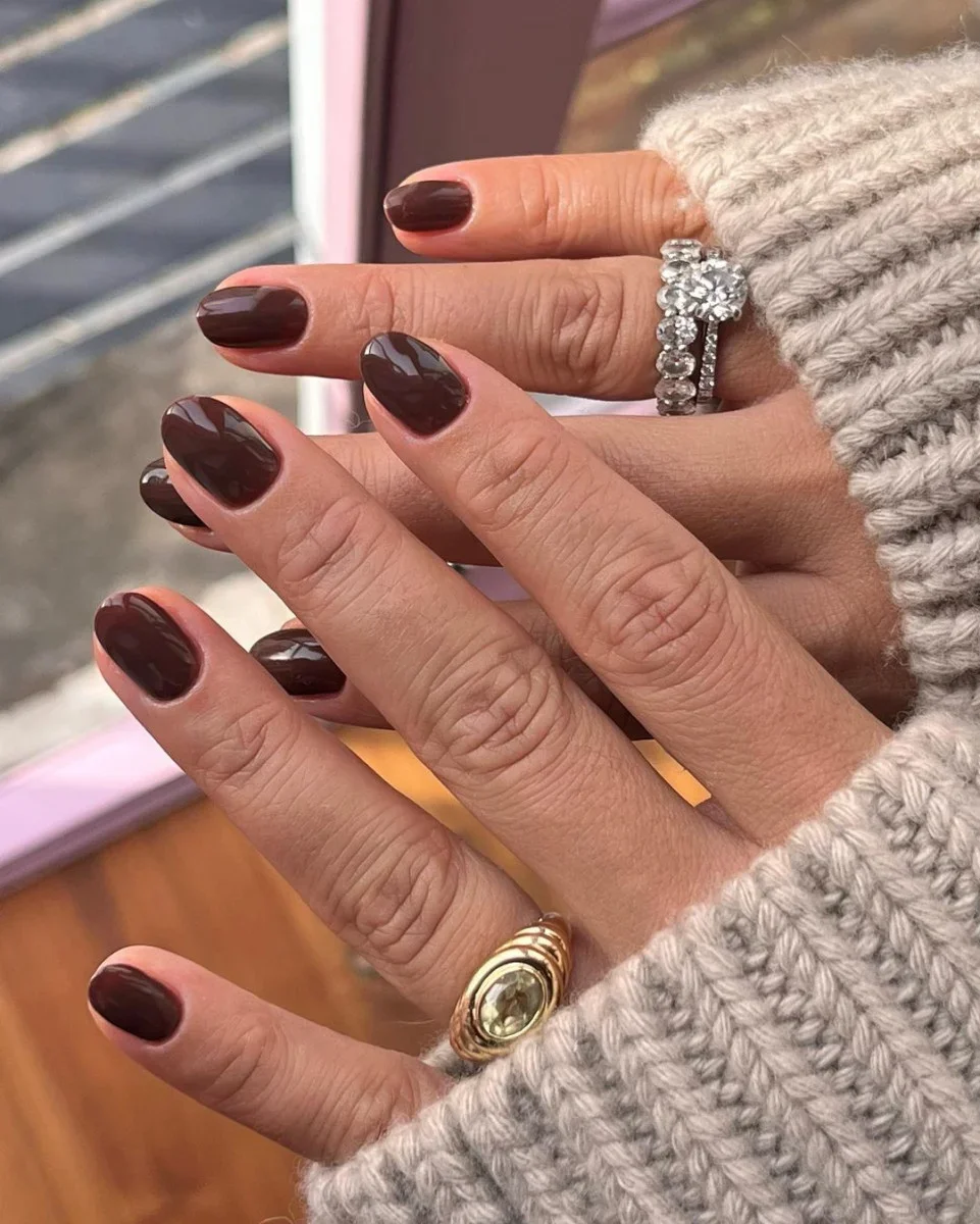 Chocolate Brown Fall Nails 2026 Designs: 29 Trendy Ideas