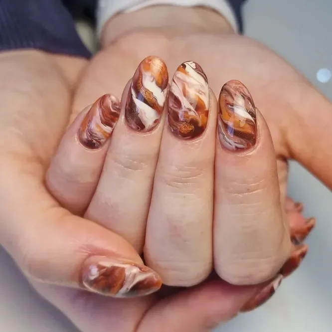 Chocolate Brown Fall Nails 2026 Designs: 29 Trendy Ideas