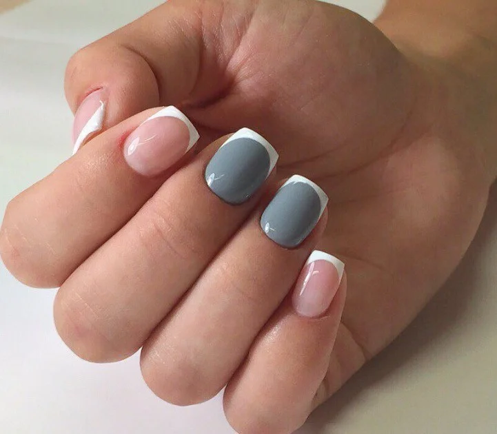 30 Modern Fall French Tips With Creative Nail Designs
