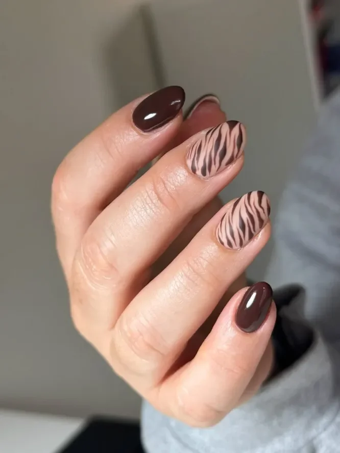 Chocolate Brown Fall Nails 2026 Designs: 29 Trendy Ideas