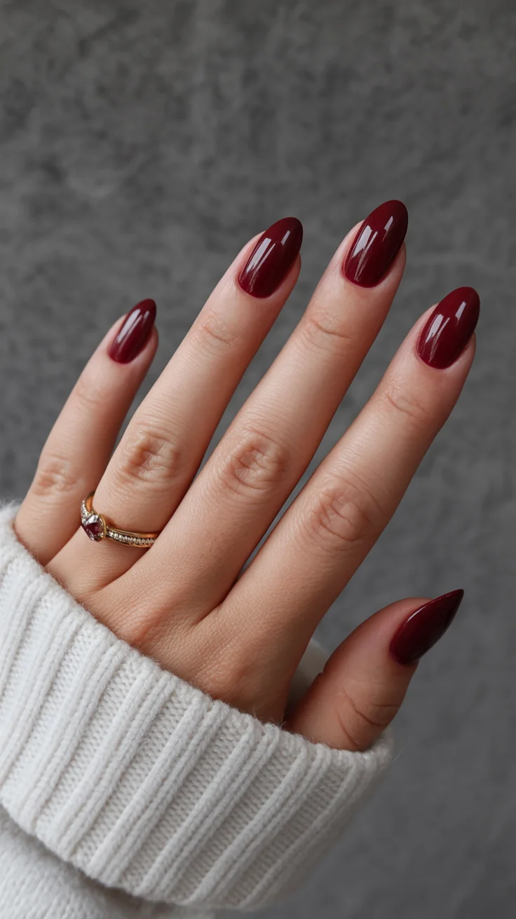 23 Fall Glass Gel Nails That Will Make Your Autumn Manicure Glow