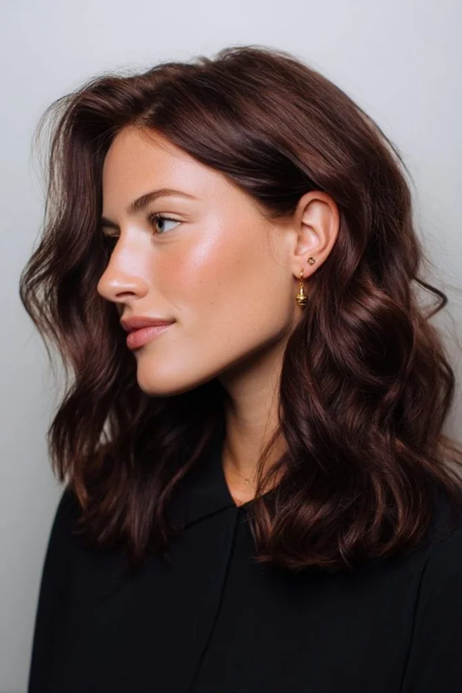 23 Fall Chocolate Brown Hair Color Inspiration Ideas