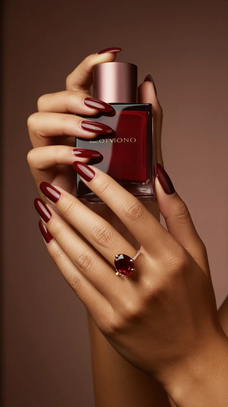 22 Dark Cherry Nails for Fall Season That Make Every Autumn Outfit Feel More Elegant