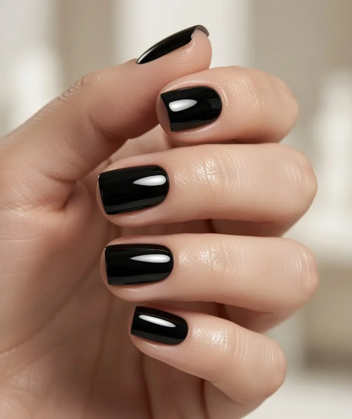20 Short Glossy Gel Nails Inspiration Ideas