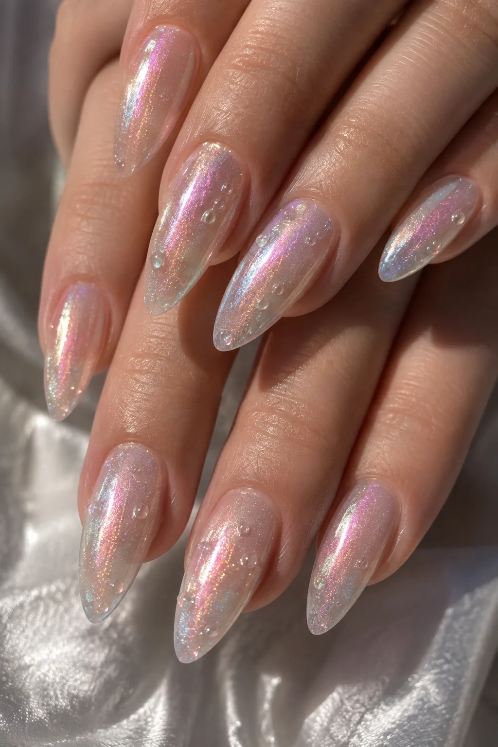 19 Sparkling Glass Bead Nails Cat Magnetic Gel Polish