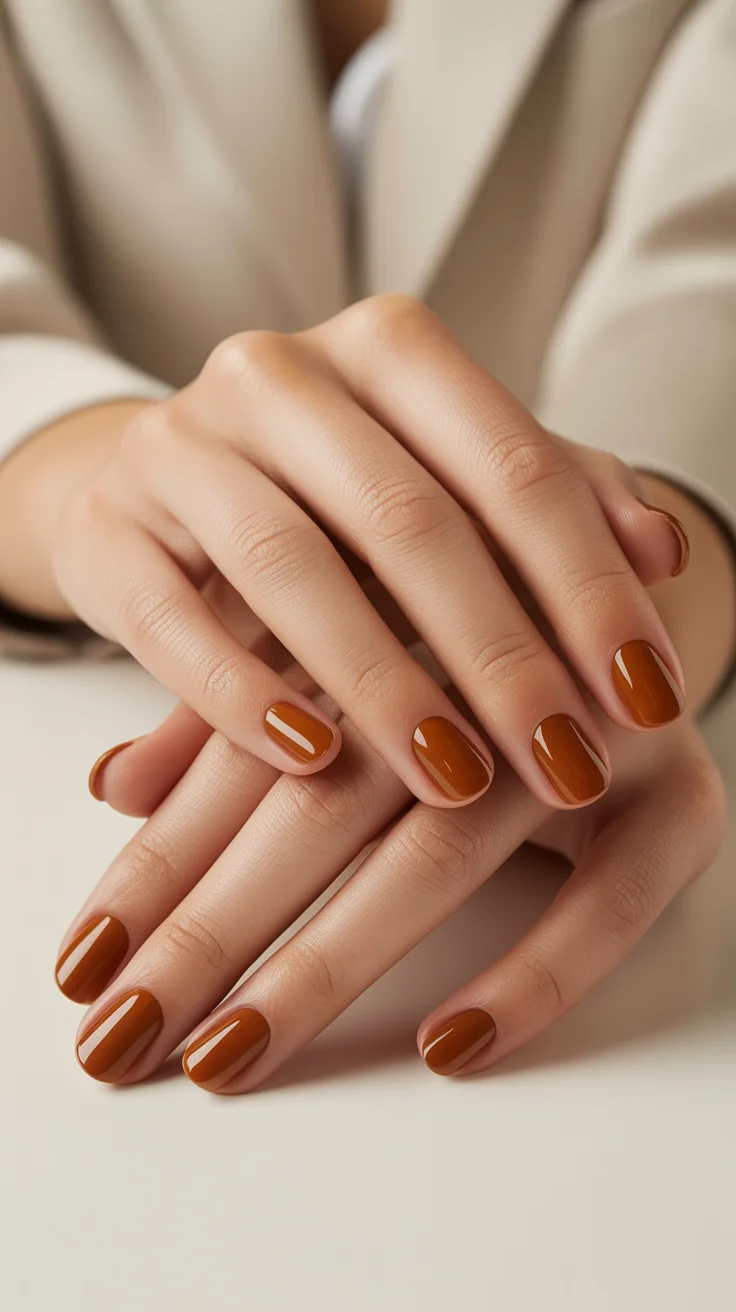 25 Fall Short Nails 2026 That Make Every Autumn Outfit Look More Polished