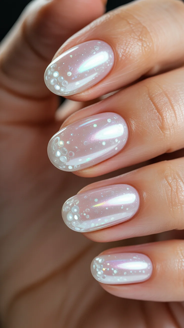 19 Sparkling Glass Bead Nails Cat Magnetic Gel Polish