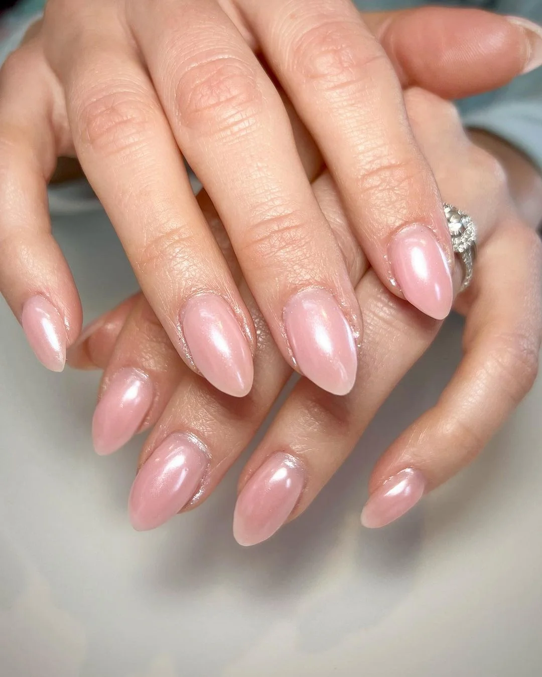 25 Glazed Donut Nails With Chrome Finish Effect