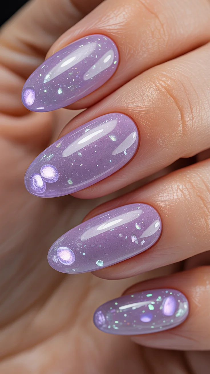 19 Sparkling Glass Bead Nails Cat Magnetic Gel Polish