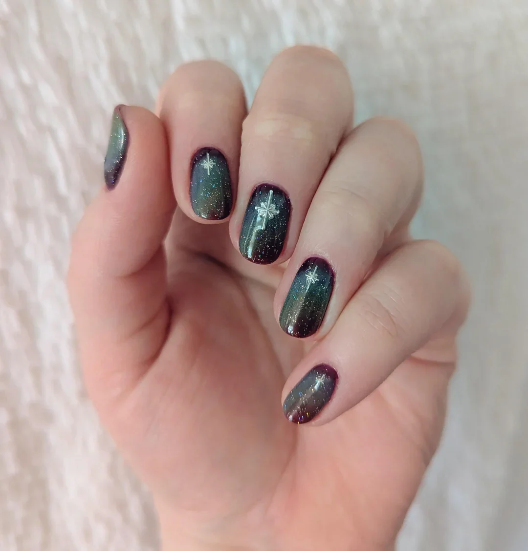 22 Aura Nails Design With Soft Color Blends: Dreamy Ideas