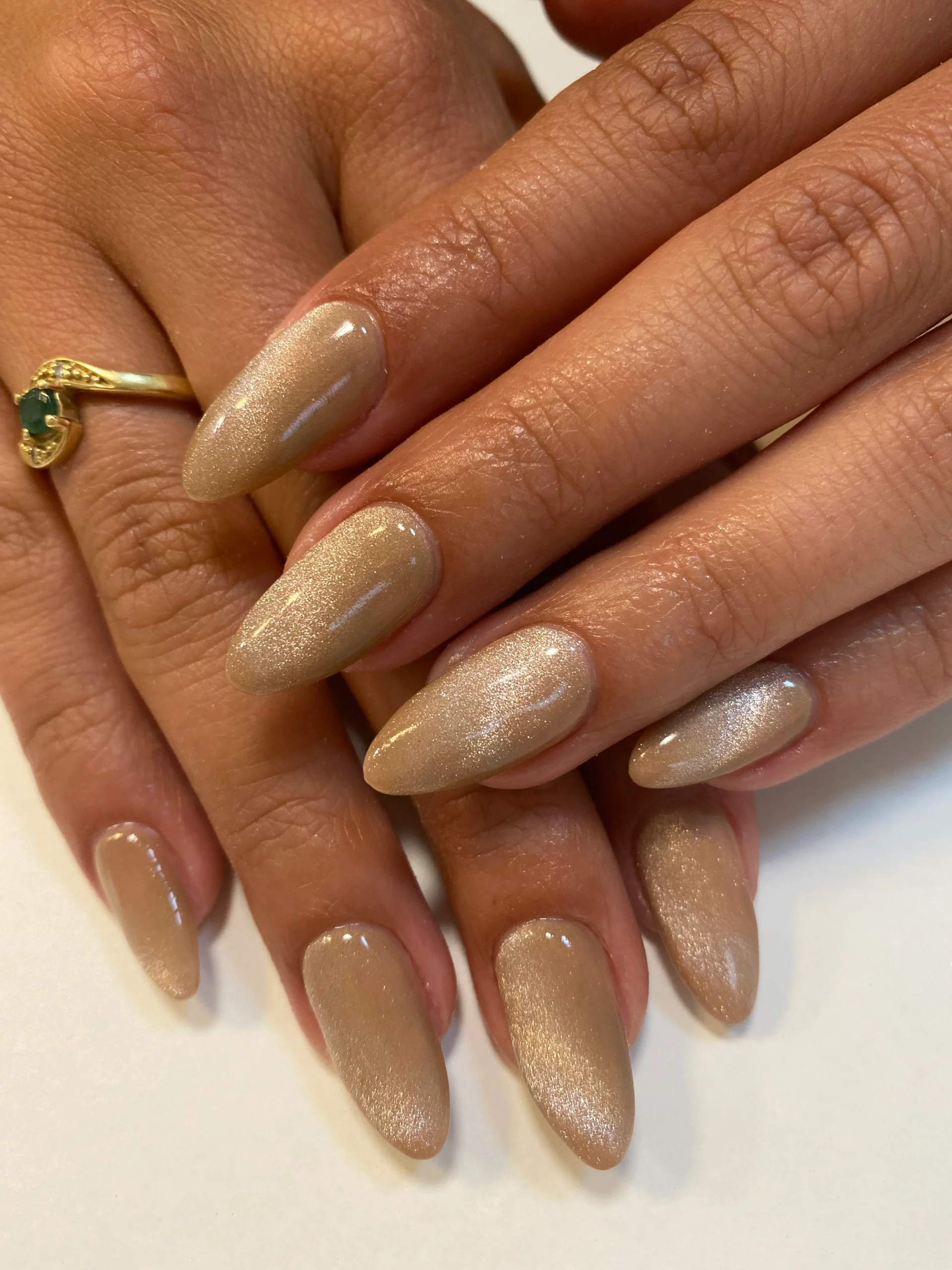 19 Sparkling Glass Bead Nails Cat Magnetic Gel Polish