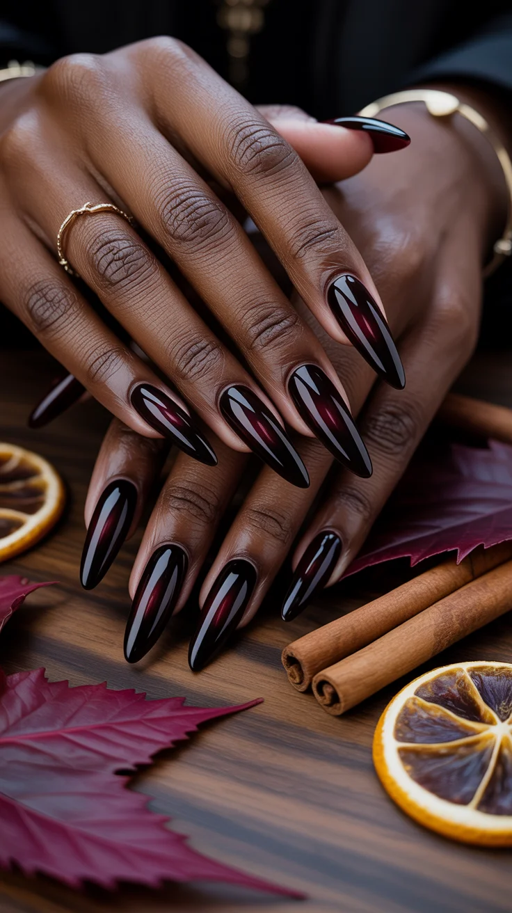 22 Dark Cherry Nails for Fall Season That Make Every Autumn Outfit Feel More Elegant