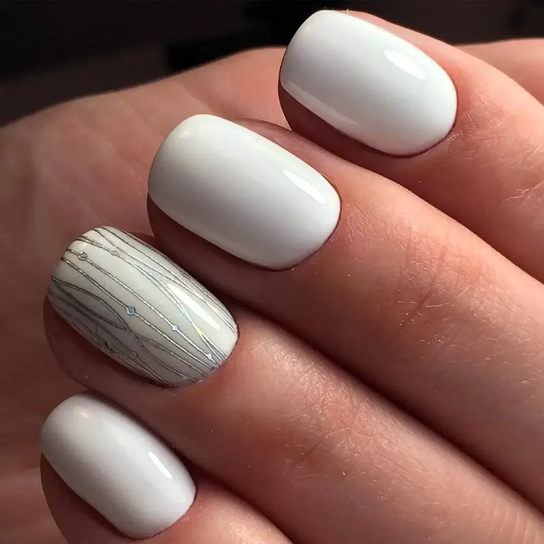 20 Milky White Nails With Shimmer Accents: Elegant 2026 Manicure Ideas