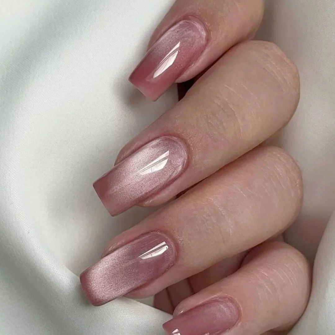 19 Sparkling Glass Bead Nails Cat Magnetic Gel Polish