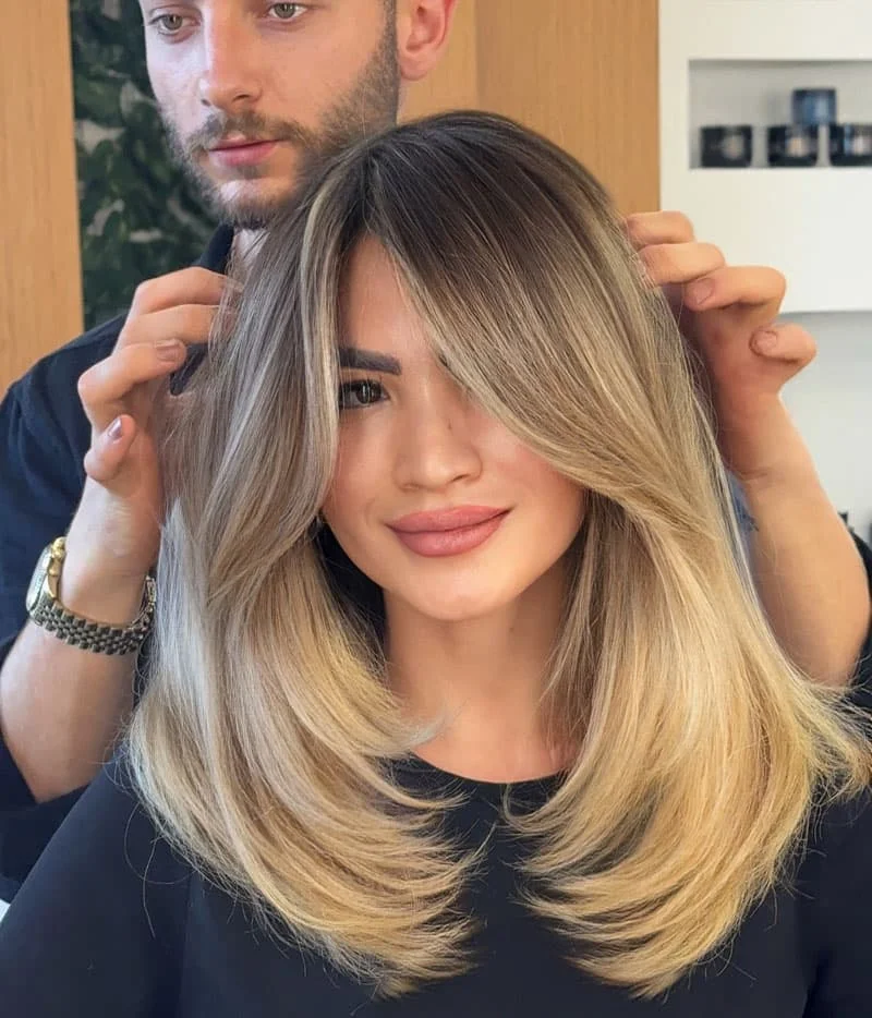 Curtain Bangs for Round Faces: 25 Flattering Ideas for 2026