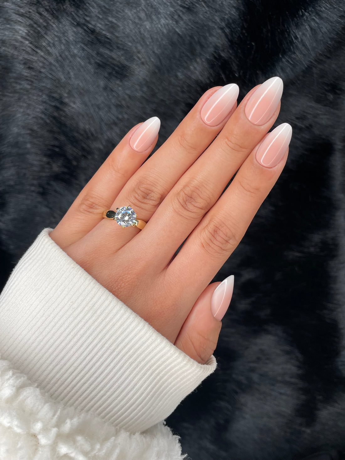 The Single Detail A Reader Notices First Sheer Nude Classic French Medium Almonds — Medium Almond Nails