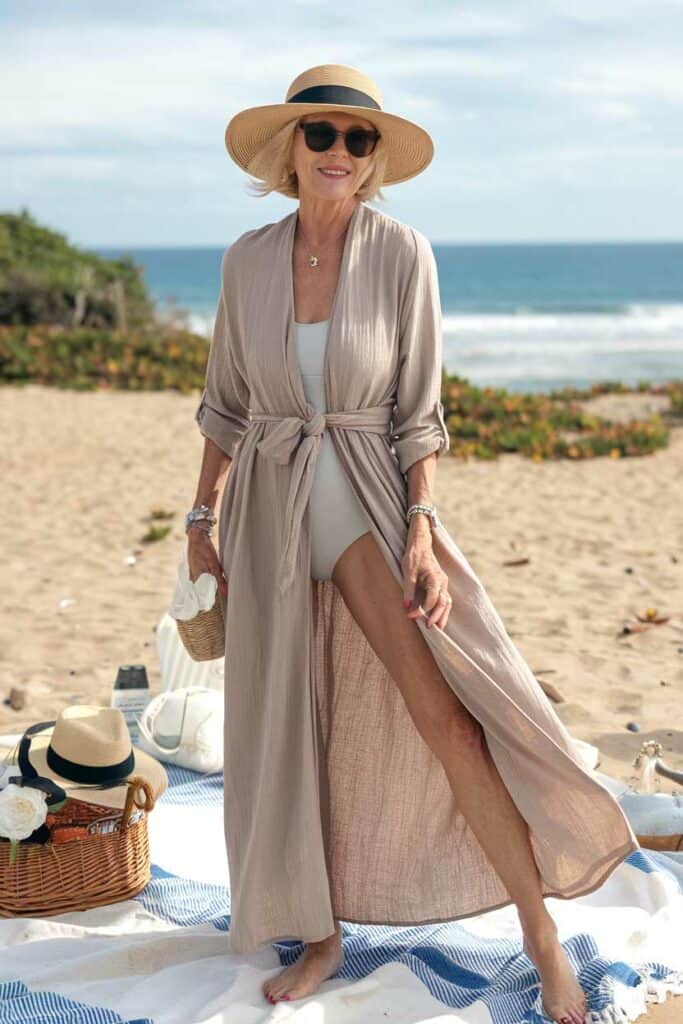 Lightweight Duster for Beach Resort Chic Lightweight Duster for Beach Resort Chic — Outfits for Women Over 50