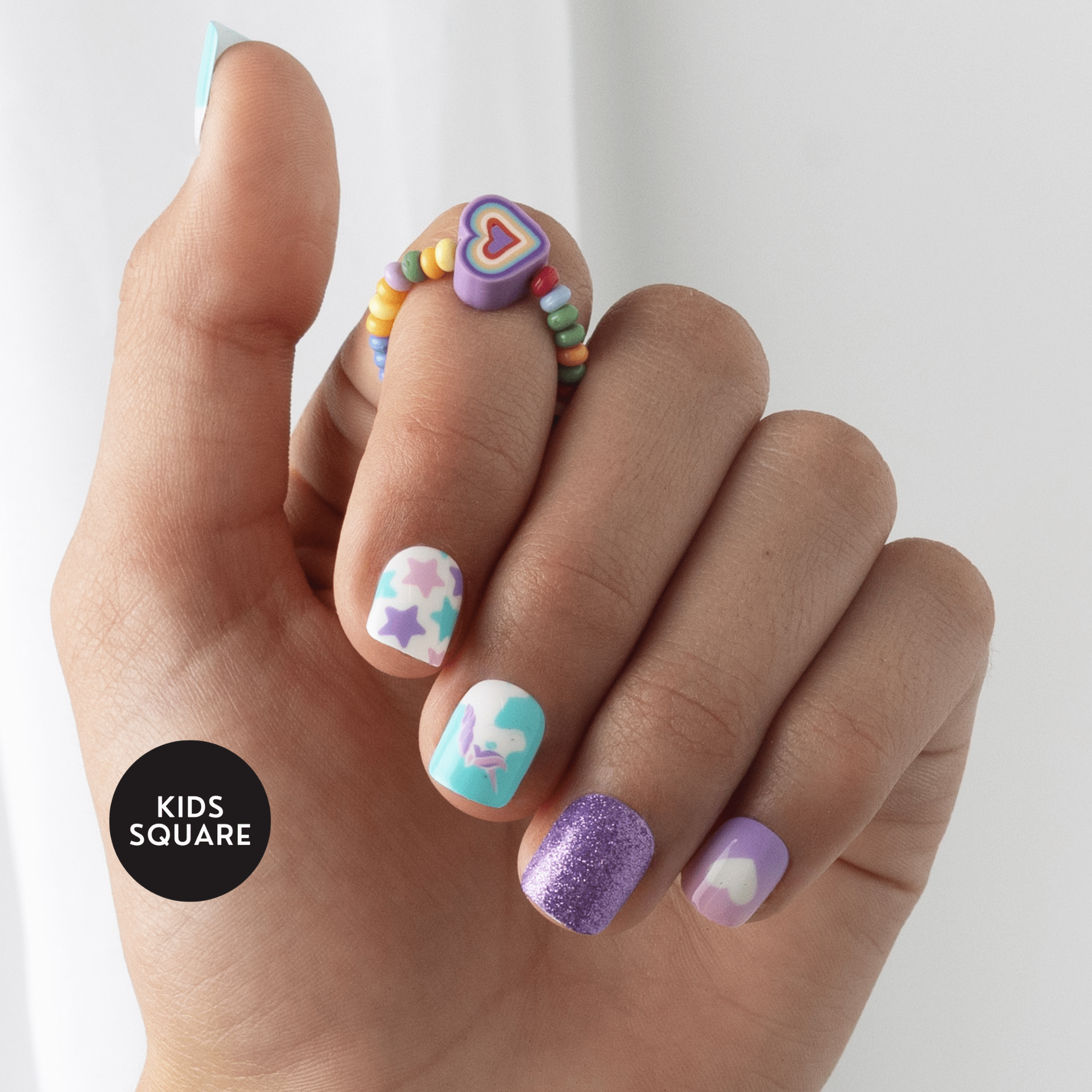 Unicorns, Stars, and Glitter Nails — Nails for Kids