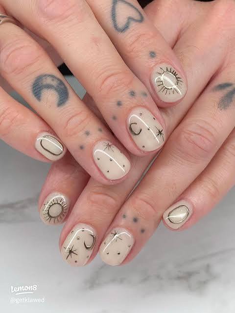 Shimmer Gloss Visual Idea — Aesthetic Nails