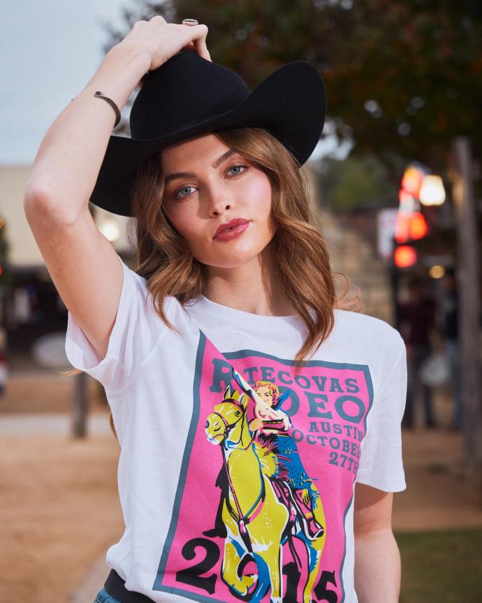 Graphic Rodeo T-Shirt with Cowboy Hat for Casual Cool — Rodeo Outfits