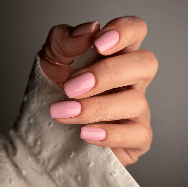 Flawless Soft Cool Pink Square Nails Flawless Soft Cool Pink Square Nails — Work Nails