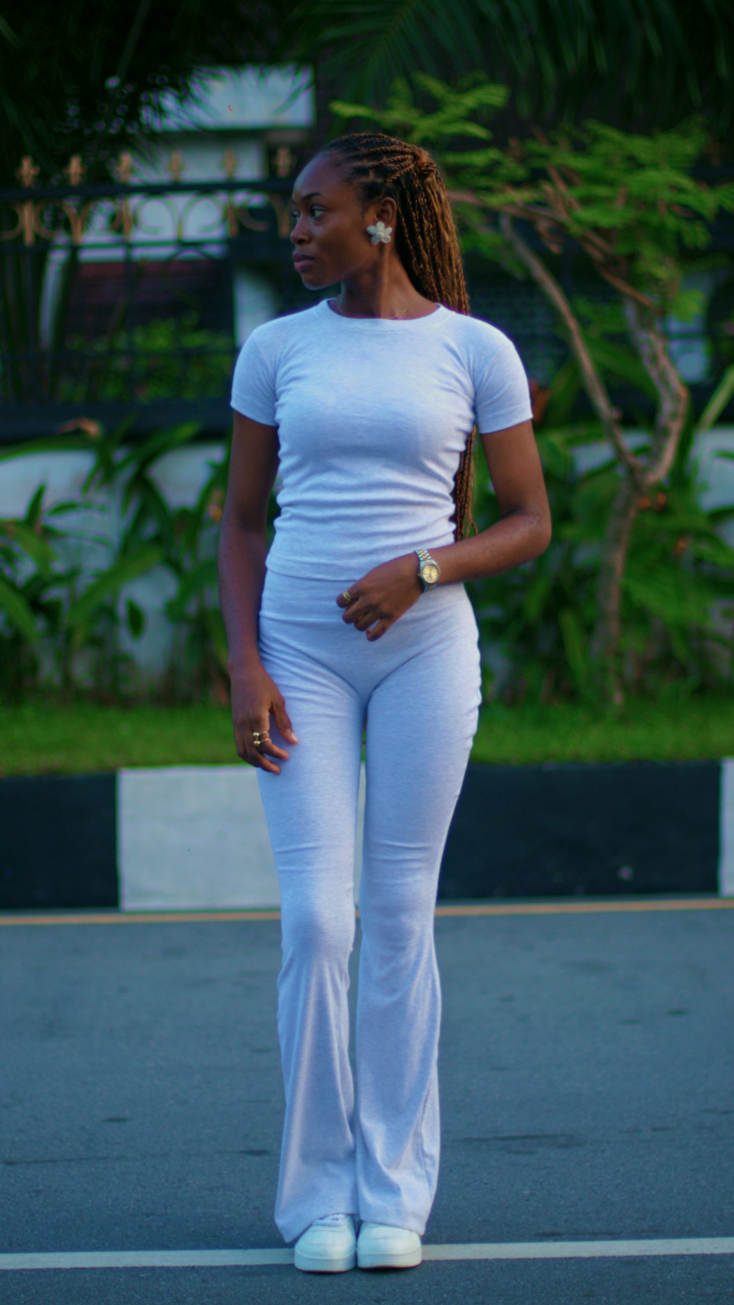 Effortless Comfort: Jersey Knit Set Effortless Comfort: Jersey Knit Set — Tall Women Outfits