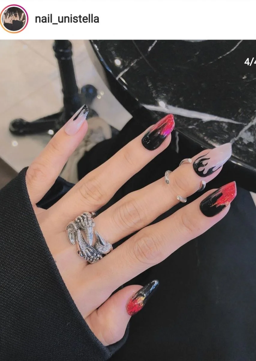 26 Lipstick Nails: The Trendy Nail Shape Everyone Is Talking About