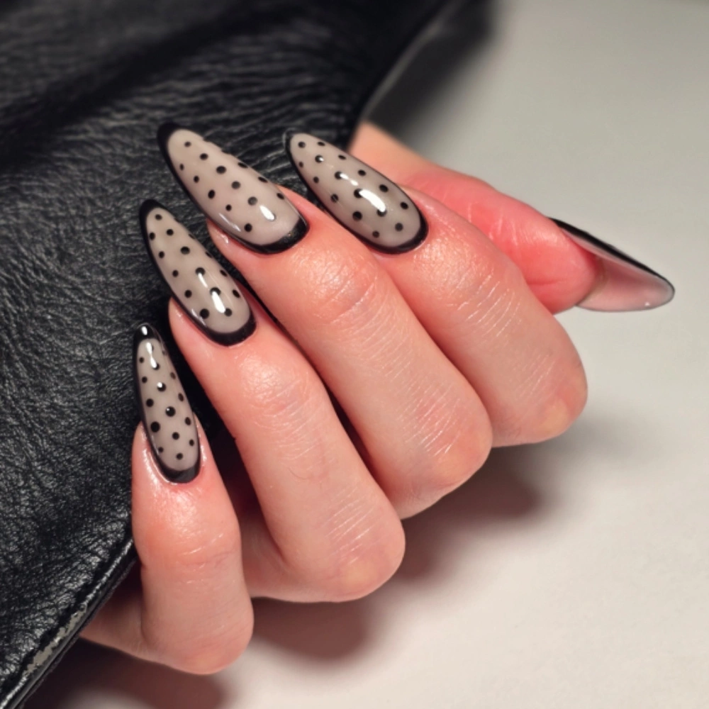 Elegant Work Visual Idea Elegant Work Visual Idea — Polka Dot Nails
