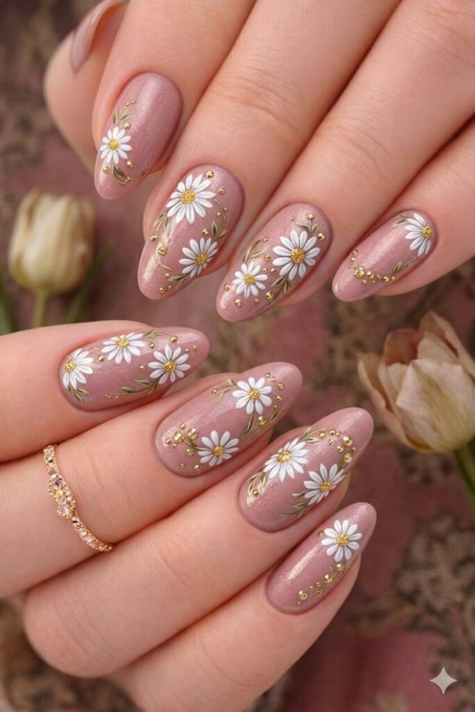 40+ Cute Daisy Nail Art Designs You'll Absolutely Love in 2026