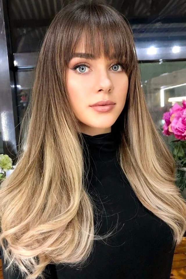 21 Birkin Bangs for Long Hair to Refresh Your Look